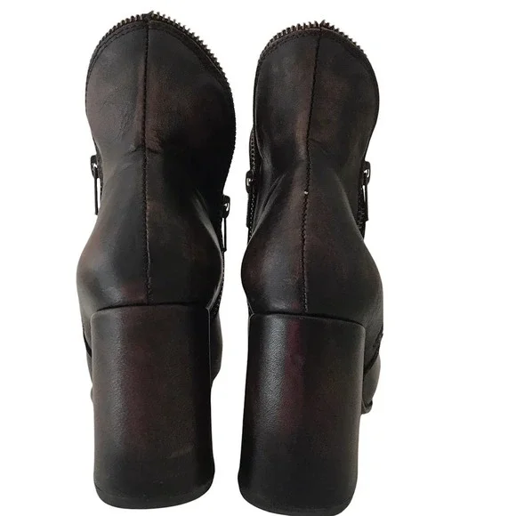 FREEBIRD By Steven Black Brown Jalessa Ankle Boot Size 9 - Picture 5 of 11